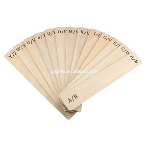 Organiseurs de disques vinyles LP de 12 pouces en bois, languettes <span class=keywords><strong>alphabétiques</strong></span>, séparateurs de disques avec deux directions - Product Image 6