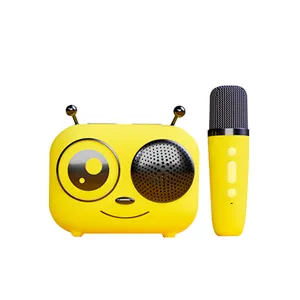 [ERAN] BS28M MUESTRA 50% DE DESCUENTO 2023 superventas directo de fábrica al por mayor altavoz de karaoke de micrófono inalámbrico recargable para niños