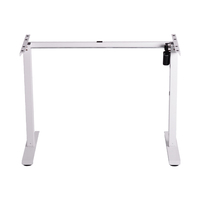 Bureau électrique moderne de luxe à moteur unique, réglable en hauteur, pour la maison et le bureau, table assis-debout pour chambre à coucher