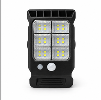 Lampe solaire LED à détecteur de mouvement pour jardin, mini, extérieure, étanche, à clipser, batterie incluse, lampe SMD pour clôture, patio, tente, rampes