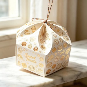 Caja Transparente para Pasteles con Ventana y Asa para Tiramisú y Otros Postres, Caja para <span class=keywords><strong>Donuts</strong></span>, Galletas y Dulces - Product Image 5