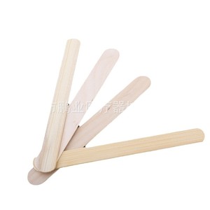 Depresores linguales desechables de madera, 100 unidades por paquete, para uso médico y de tatuajes, superficie pulida - Product Image 5