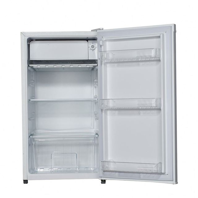 91L Solid Door Desktop Mini Fridge With Lock and Key Mini All Refrigerator