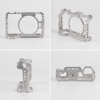 Cage de caméra en aluminium sur mesure, composants de rig photographique usinés CNC, fabrication en usine