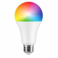 Ampoule LED intelligente RGB 220-240V 6500K E27, contrôle par application WiFi, lumière changeante de couleur pour la maison et le bureau
