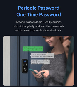 Câm Vui Vẻ Thông Minh Cửa Trước Khóa Thiết Lập Keyless Nhập Cửa Khóa Bàn Phím Điện Tử Chốt Cửa Tự Động Khóa Với Bàn Phím - Product Image 6