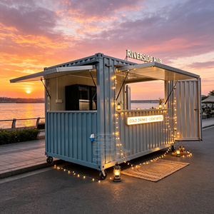 Prefab Mobile With Fast Food Equipment Customized Structure Shipping <b>Container</b> Restaurant - Product Image 6