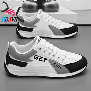 Tendencia de Moda Invierno 2025: Zapatos Deportivos para Hombre con Punta Cerrada, Antideslizantes, con Cordones y Función de Masaje, Nueva Colección Primavera-Otoño - Product Image 1