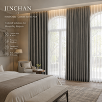 Rideaux occultants en polyester 100 % de qualité commerciale, motif chevron, pour projets d'ingénierie