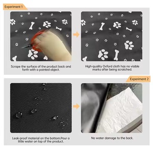 Không thấm nước có thể gập lại có thể giặt tàu sân bay con chó xe Pet ghế coveroxford vải giá rẻ Pet xe trở lại chỗ ngồi Bìa Pet Mat chăn - Product Image 2