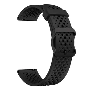 Correa de silicona de 22mm para <span class=keywords><strong>Polar</strong></span> <span class=keywords><strong>Vantage</strong></span> V3 M2/<span class=keywords><strong>M</strong></span> pulsera deportiva para <span class=keywords><strong>Polar</strong></span> Grit X Pro Titan Band Smartwatch pulsera de repuesto - Product Image 5