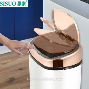<span class=keywords><strong>Cubo</strong></span> <span class=keywords><strong>de</strong></span> <span class=keywords><strong>basura</strong></span> <span class=keywords><strong>de</strong></span> acero inoxidable cepillado <span class=keywords><strong>de</strong></span> alta capacidad <span class=keywords><strong>de</strong></span> 13 galones/<span class=keywords><strong>50</strong></span> <span class=keywords><strong>litros</strong></span> <span class=keywords><strong>Cubo</strong></span> <span class=keywords><strong>de</strong></span> <span class=keywords><strong>basura</strong></span> con sensor automático Tecnología sin contacto Cocina - Product Image 6