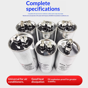 <span class=keywords><strong>Condensateur</strong></span> de démarrage de moteur de <span class=keywords><strong>climatiseur</strong></span> 500V CBB65A pour compresseur de climatisation, ventilateur de condenseur, cylindrique - Product Image 1