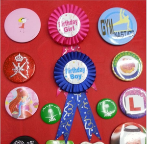 Custom Award Stain Ribbon <strong>Rosette</strong> Badge 100% Polyester Colorful <strong>Horse</strong> Show or Wedding Ribbon <strong>Rosette</strong> with Button Badge - Product Image 6