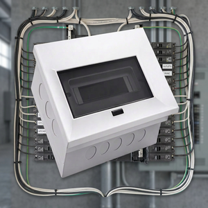กล่องจ่ายไฟฟ้าภายนอกอาคาร ZWKT HT-24 ระดับ IP65 220V 24 ช่องเสียบ พร้อมระบบป้องกันวงจร  วัสดุ ABS พลาสติก - Product Image 5