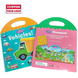 Libro de pegatinas de gelatina personalizado de fábrica, libro de pegatinas reutilizables para niños, pegatinas lavables para niños pequeños, regalo de Feliz Navidad para niños - Product Image 6