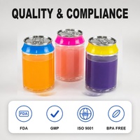 Nouvel Emballage en Plastique Transparent Rond de Qualité Alimentaire pour Chocolat, Bonbons Gélifiés, 90ML 135ML, Contenant à Capuchon à Vis