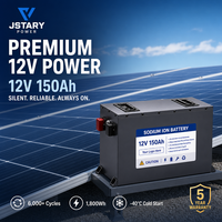 Batterie au sodium-ion 12V150Ah résistante aux basses températures pour système solaire domestique, alimentation de camping