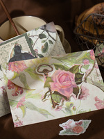 113 Pièces Échantillon Données Ancienne Fleur Souvenirs Série Vintage Plantes Journal Décoratif Source Matériel en 4 Options