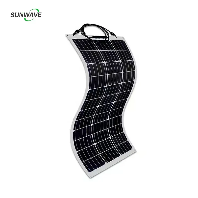 Sunwave bon fournisseur panneaux photovoltaïques flexibles module solaire pv