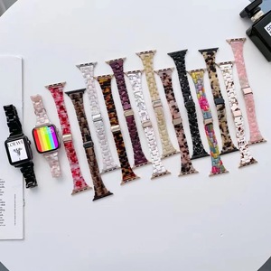 สายนาฬิกาเรซิ่นบางหรูหรา Upro สำหรับ Apple Watch Series 10 Ultra 2 SE 9 8 น้ำหนักเบา สายรัดข้อมือ Iwatch สำหรับผู้หญิง - Product Image 2