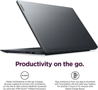 Laptop bisnis IdeaPad AMD Ryzen 5 8GB 256GB SSD 15.6 inci OLED 144Hz performa tinggi