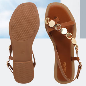 Chickita Shoes Easy Footwear <span class=keywords><strong>Cafe</strong></span> Sandalias <span class=keywords><strong>de</strong></span> zapatos planos <span class=keywords><strong>de</strong></span> lujo Cantidad <span class=keywords><strong>de</strong></span> pedido alto 2024 Actividad al aire libre - Product Image 5