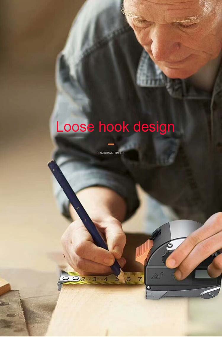 Best 2 in 1 Promotional Custom Digital Display Electronic Laser Measurement Tape