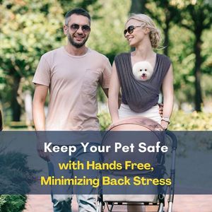 Muestras Gratis de Transportadoras para Perros Pequeños, Transportadora Frontal para Perros Pequeños, Transportadora de Mascotas con Manos Libres, Transportadoras para Gatos con Tamaño Ajustable - Product Image 4