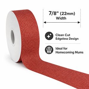 Ruban pailleté décoratif pour emballage cadeau, idéal pour la décoration de fête de rentrée scolaire et les projets DIY - Product Image 5