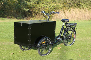 KUAKE Nouveau style 250W Vélo cargo <span class=keywords><strong>hollandais</strong></span> à chargement frontal à <span class=keywords><strong>3</strong></span> <span class=keywords><strong>roues</strong></span> pour usage familial, vélo cargo électrique pour la livraison - Product Image 3