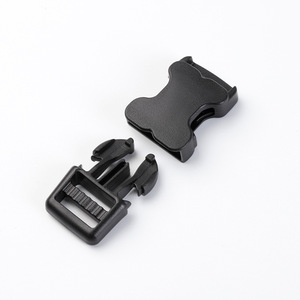<b>Plastic</b> <b>Sliding</b> Buckle 20mm Black Durable For Bags Accessories - Product Image 2