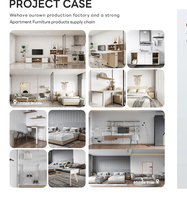 Ensemble de meubles ATWOKA pour appartement de petite taille, aménagement flexible, adapté aux studios de 20 à 39 m², solution personnalisée