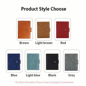 Custom A5 Leather Ring Binder Organizer Loose-leaf <b>File</b> <b>Folder</b> 2026 Planner Planners and Journals Notebook - Product Image 6