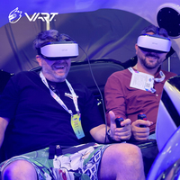 Cine VR VART 9D Egg, Silla de Realidad Virtual de 2 Asientos, Simulador de Equipos de Realidad Virtual, Máquina de Realidad Virtual
