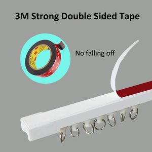 Rail <span class=keywords><strong>de</strong></span> <span class=keywords><strong>rideau</strong></span> adhésif en gros <span class=keywords><strong>pour</strong></span> fenêtre, tringles et rails <span class=keywords><strong>de</strong></span> <span class=keywords><strong>rideau</strong></span> adhésifs <span class=keywords><strong>de</strong></span> haute qualité, rail <span class=keywords><strong>de</strong></span> <span class=keywords><strong>rideau</strong></span> adhésif sans vis - Product Image 3
