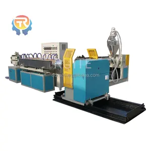 75Mm Tot 150Mm Pvc Fiber En Pvc Staal Versterkte Slang Productielijn Plastic Slang Extruder Pvc Staaldraad Slang Maken Machine