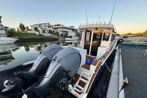 Barca da Pesca in Alluminio con Cabina Chiusa <span class=keywords><strong>a</strong></span> V Profondo, Imbarcazione Veloce per il Tempo Libero, Yacht in Alluminio da 9 Metri, Nave Sportiva per il Piacere - Product Image 4