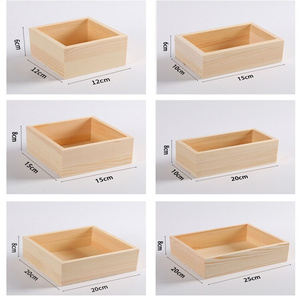 Chưa hoàn thành hộp gỗ THÙNG GỖ cutout xử lý <span class=keywords><strong>DIY</strong></span> trang trí làm tổ hộp gỗ hộp kho báu - Product Image 6