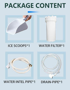 Machine à glace commerciale <span class=keywords><strong>de</strong></span> flocon <span class=keywords><strong>de</strong></span> neige <span class=keywords><strong>de</strong></span> 800kg pour les plateaux <span class=keywords><strong>de</strong></span> fruits <span class=keywords><strong>de</strong></span> <span class=keywords><strong>mer</strong></span> et les boissons froides 220v avec le composant <span class=keywords><strong>de</strong></span> noyau <span class=keywords><strong>de</strong></span> pompe - Product Image 5