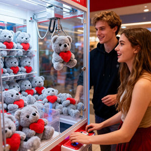 Wholesale Love Heart Teddy <b>Bear</b> Soft Plush ToyStress Relief Valentine's Day & Mother's Day Gift for Girls - Product Image 4