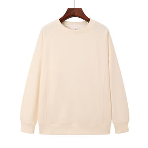 थोक गिरावट लंबी आस्तीन पुरुषों की स्वेटशर्ट कस्टम हेवीवेट क्रेवनर खाली पल्लोवर कपास ऊन ऊन स्वेटर - Product Image 6