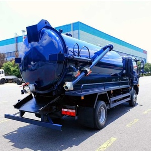 Camion-citerne à vide Dongfeng 4*2 neuf de 8000 litres pour aspiration de boues et eaux usées, camion-citerne à vide pour fosses septiques - Product Image 5