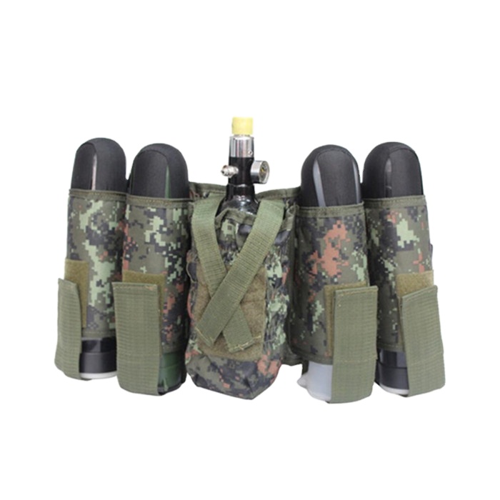Harnais Pod Pack Pour Paintball 'DELUXE CAMO SLAM' - 4+5 Poches