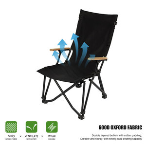 Silla Plegable <span class=keywords><strong>de</strong></span> Gran Tamaño para Exteriores, Respaldo Reclinable, Cómoda Tela Oxford, Asiento <span class=keywords><strong>de</strong></span> Jardín, Promociones Empresariales Confiables, Idea <span class=keywords><strong>de</strong></span> Regalo - Product Image 3