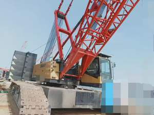 Grue sur chenilles à flèche télescopique San 150ton SCC1500 d'occasion, hydraulique stable, adaptée aux petites et moyennes entreprises d'ingénierie - Product Image 4