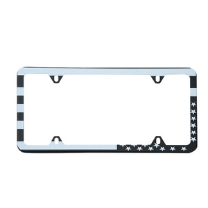 Custom Oem Aluminium Zwart 31*16 United States 4 Holes Metalen Kentekenplaat Frame - Product Image 1