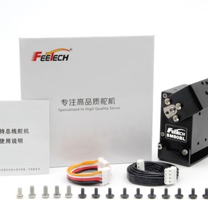 Feetech SM80BL 80kg Alto Torque 360 °   Servo sin Escobillas, Engranaje de Acero Industrial Modbus para Brazo Robótico K142 - Product Image 3