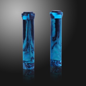 7/8 "free handlebar 145mm Scooter GRIP cuffs blue fluorescent cuffs ISO 9001 factory produce - Product Image 5