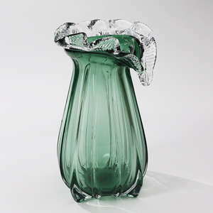 Vase moderne en <span class=keywords><strong>verre</strong></span> cristal pour plantes hydroponiques et fleurs séchées-Grand vase contemporain minimaliste pour la décoration intérieure, le mariage - Product Image 3
